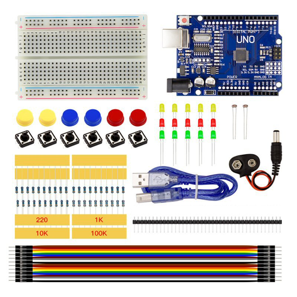 Kit Inicial Arduino UNO Compatible
