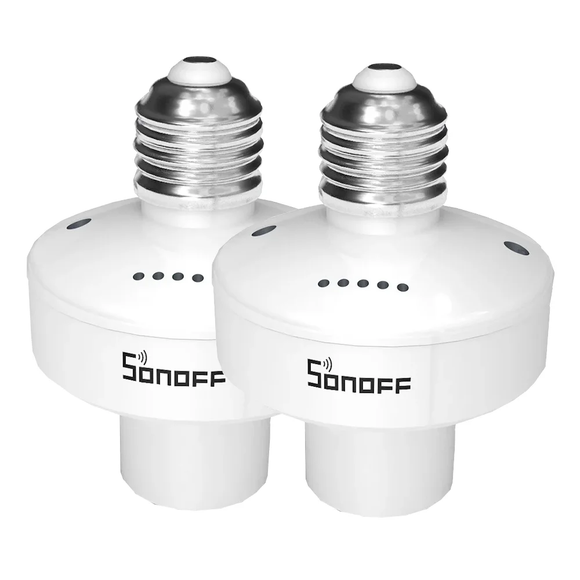 Pack de 2 Soquetes Inteligentes Sonoff Slampher WiFi/RF