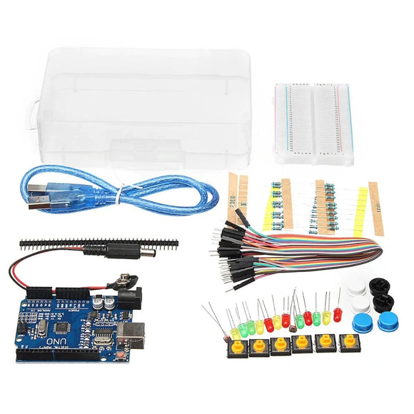 Kit Inicial Arduino UNO Compatible en Caja
