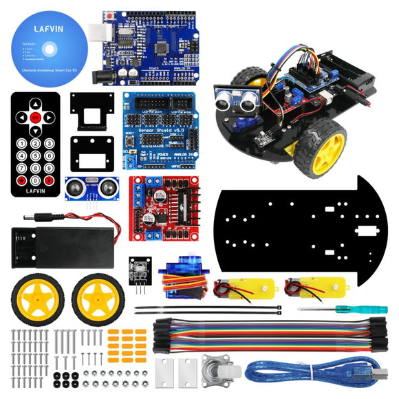 Kit Arduino DIY Robot / Auto 2WD con Control Remoto