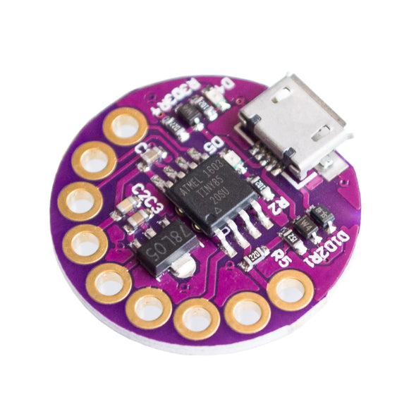 Tarjeta de desarrollo LilyPad micro USB ATTiny85